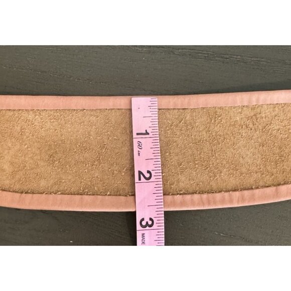 Womens ADA Wrap Belt Cinder Rose Pink Leather $89 NEW main image 5